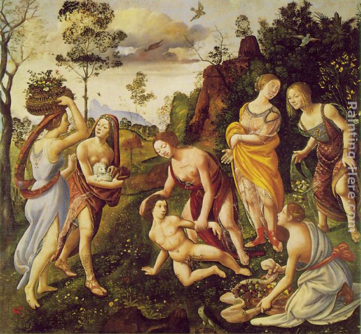 The Finding of Vulcan on Lemnos painting - Piero di Cosimo The Finding of Vulcan on Lemnos art painting